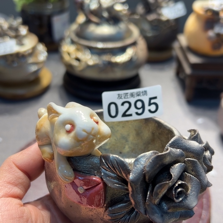 柴烧茶器，纯手工制作