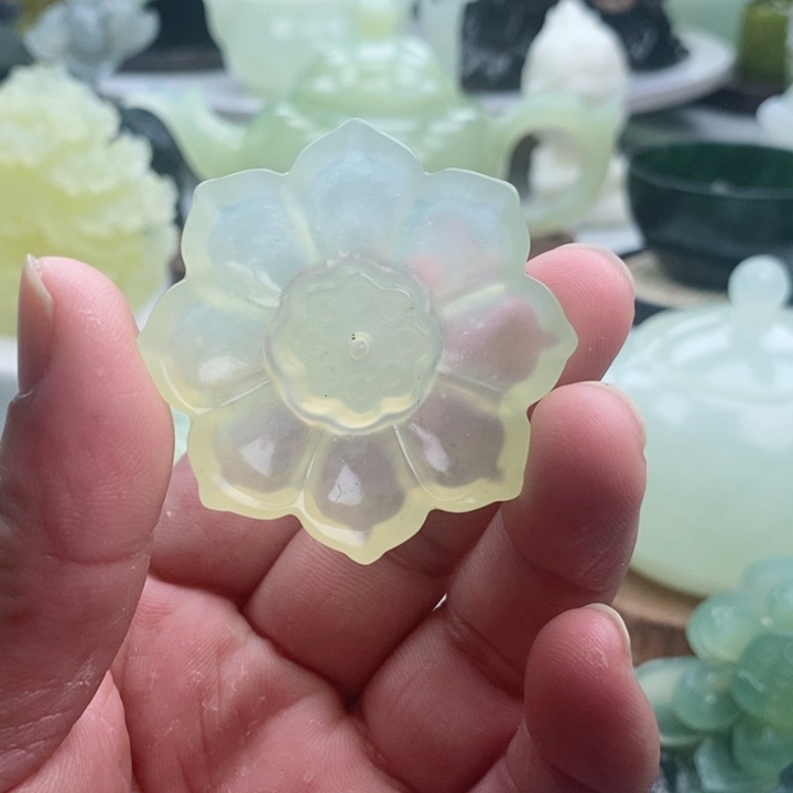 岫玉四大名玉香插未镶嵌