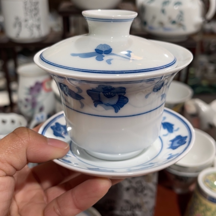 醴陵高温瓷手绘150毫升杯