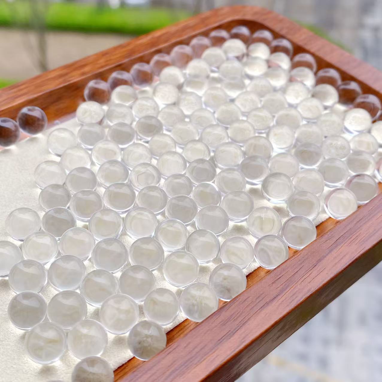 天然水晶diy手工穿珠手工配件单珠1号链接拍下（天然水晶默认微瑕）