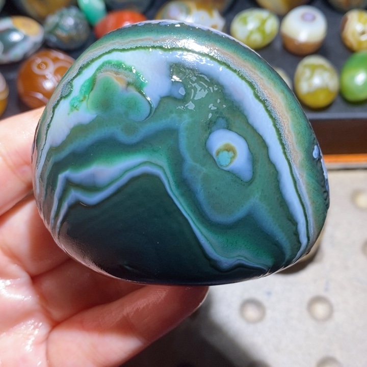 未镶嵌玛瑙/玉髓珠宝半成品22