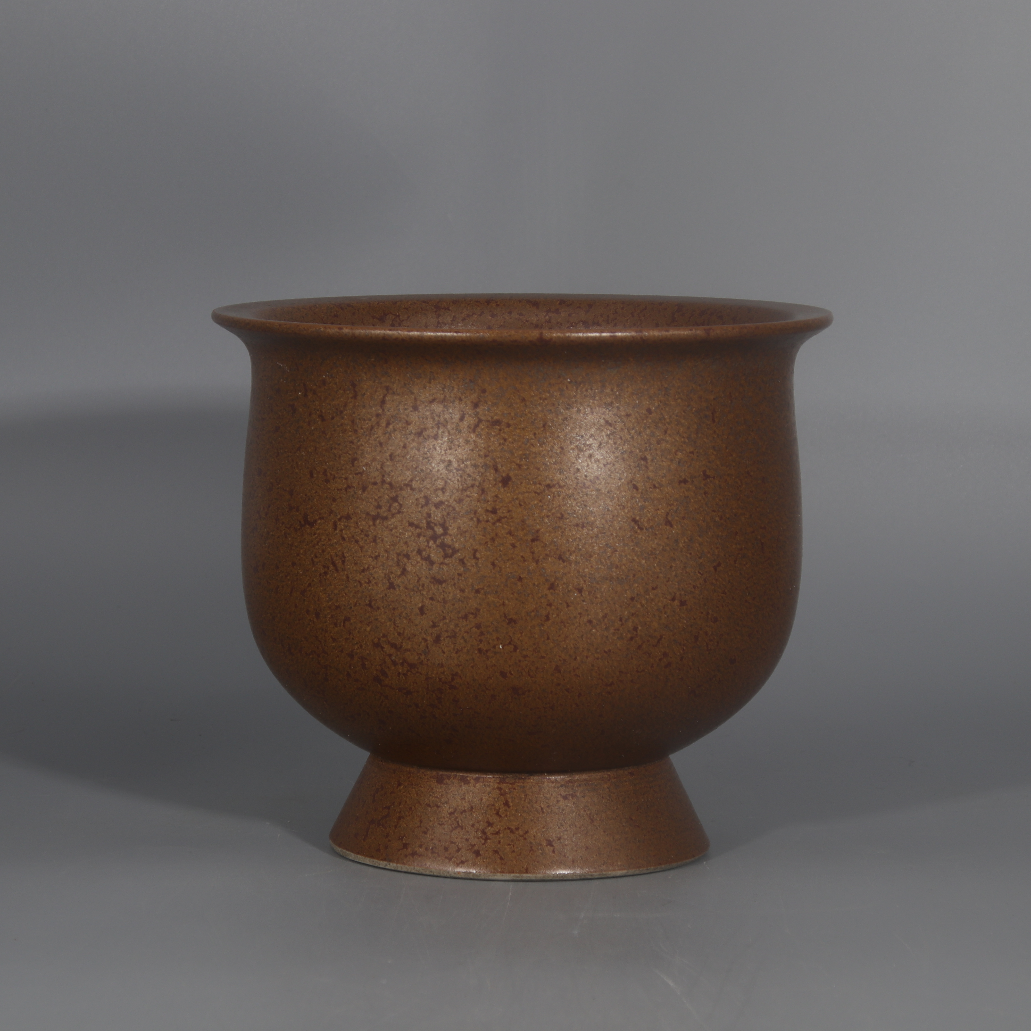 茶叶沫釉高足杯 H501-218