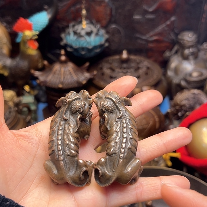 铜器摆件老王直播间