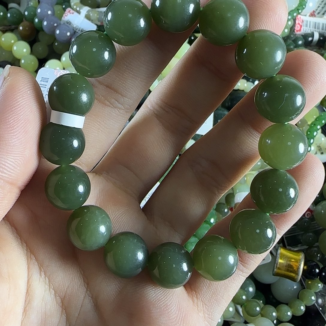 和田玉手链未镶嵌66