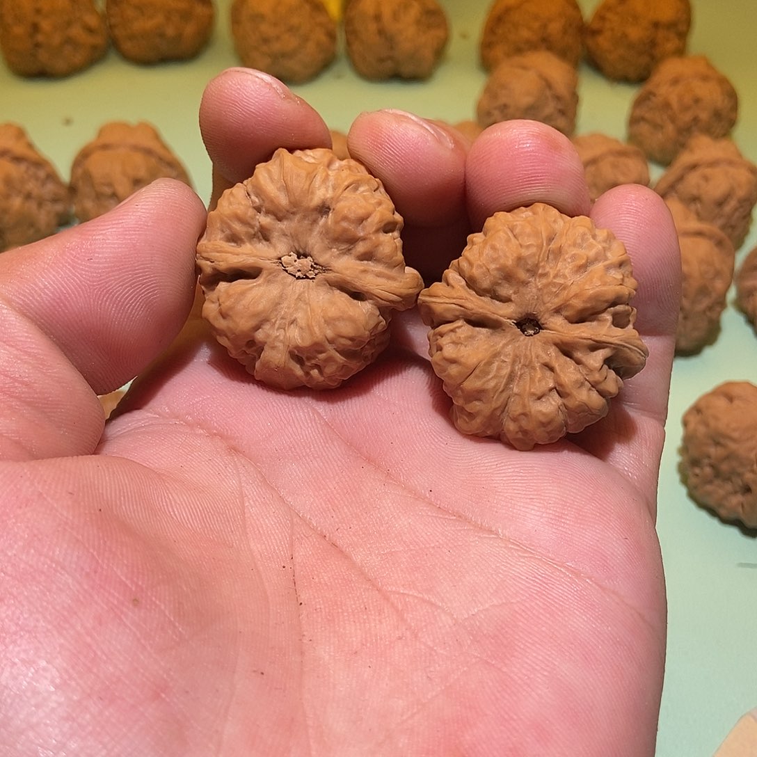 文玩核桃吊坠淏*蛤蟆头35全品