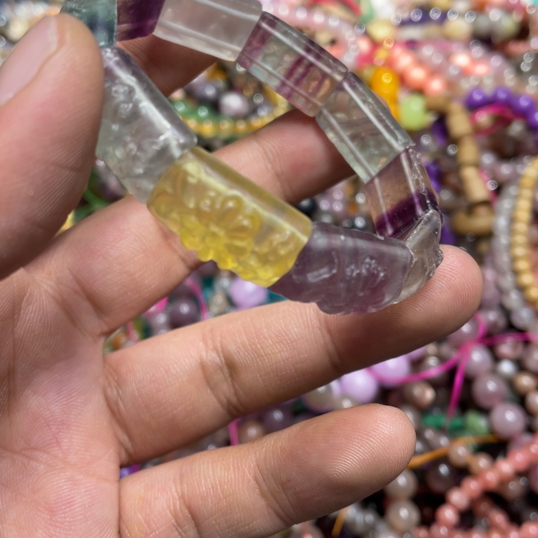 紫晶颈饰银S800镀金镶嵌