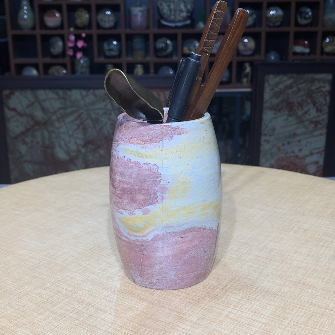 紫砂，广西国画石摆件，收藏观赏