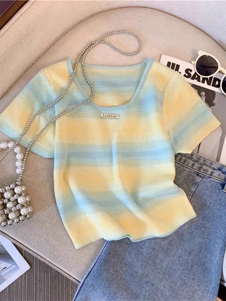 【1001-1100】春夏短袖女针织衫秋冬ins（直播间链接）