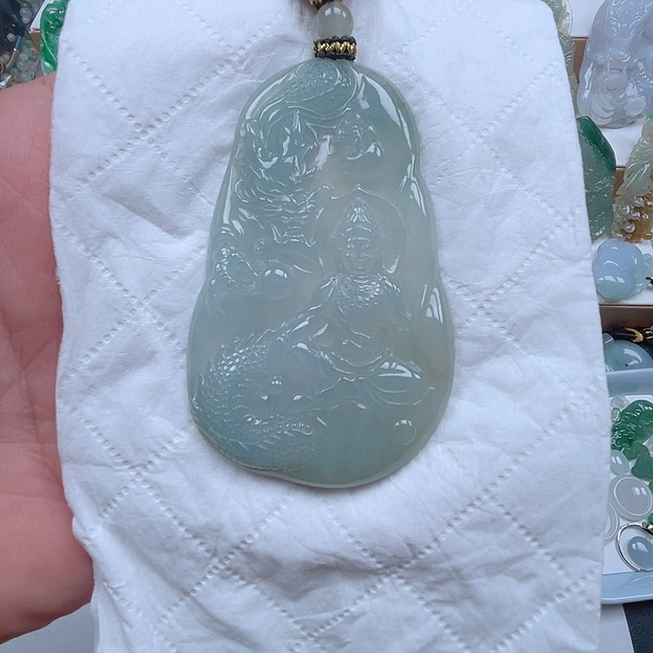 青***狗吊坠(不含链)未镶嵌翡翠