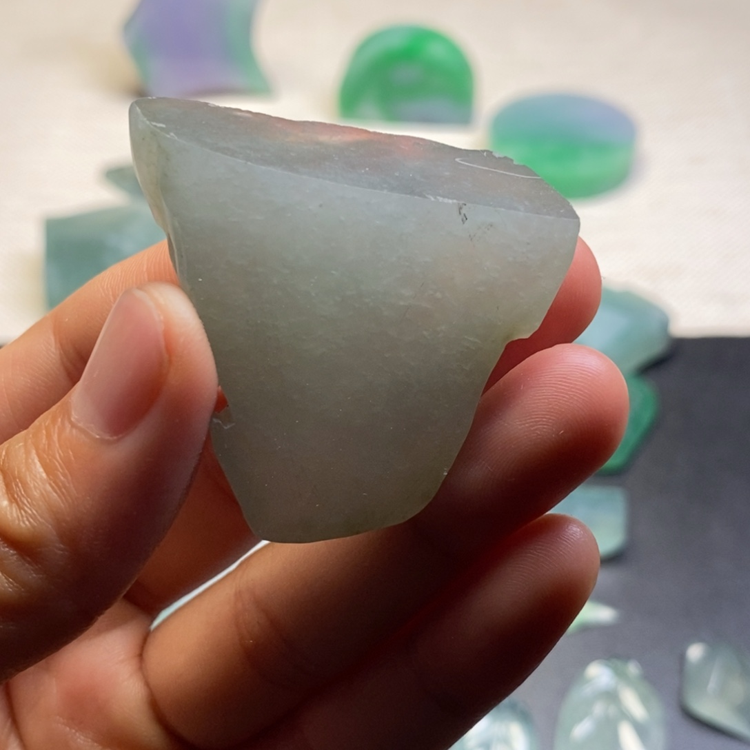 定制翡翠未镶嵌天然缅甸翡翠A货