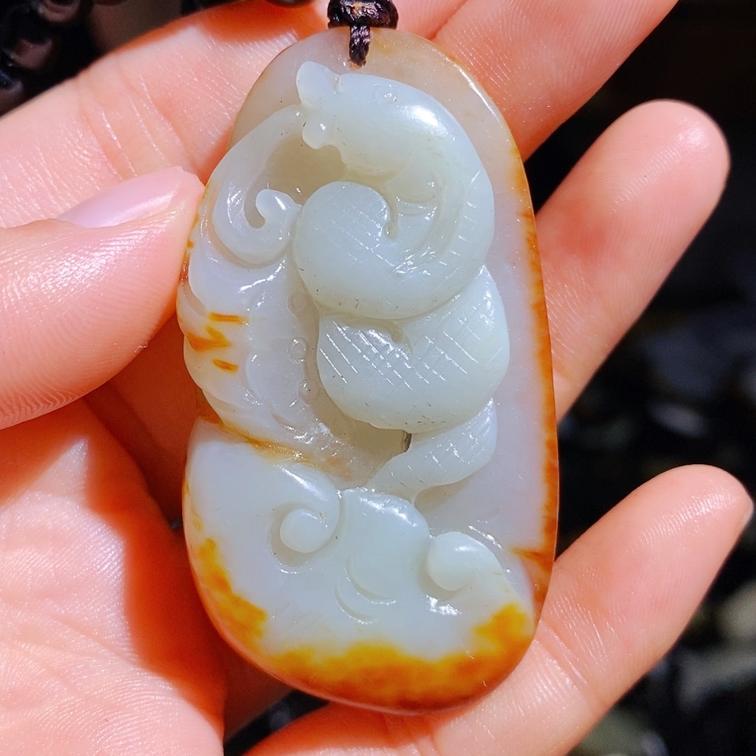 和田玉颈饰未镶嵌