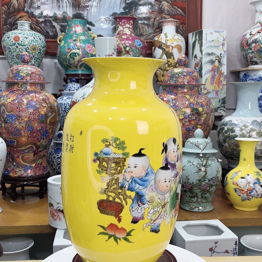 旺***摆件景德镇的陶瓷