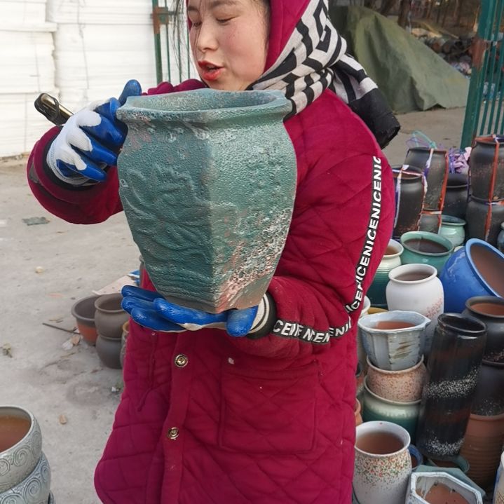 红陶口18高24瑕疵