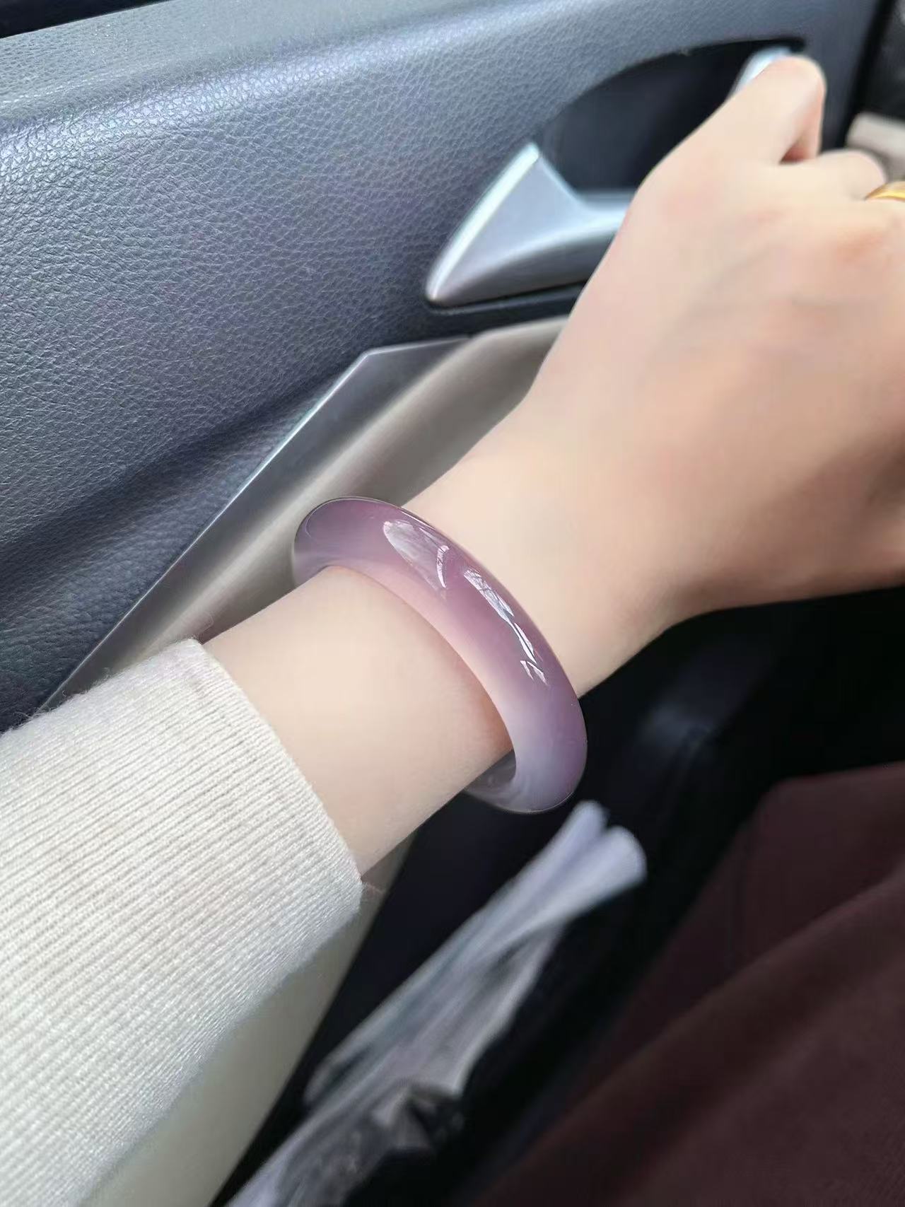 天然辰砂鹿鸣精品文玩手镯H-0062