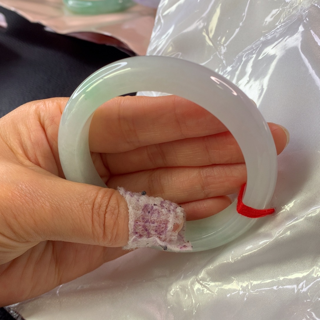 翡翠未镶嵌手镯翡翠手镯58