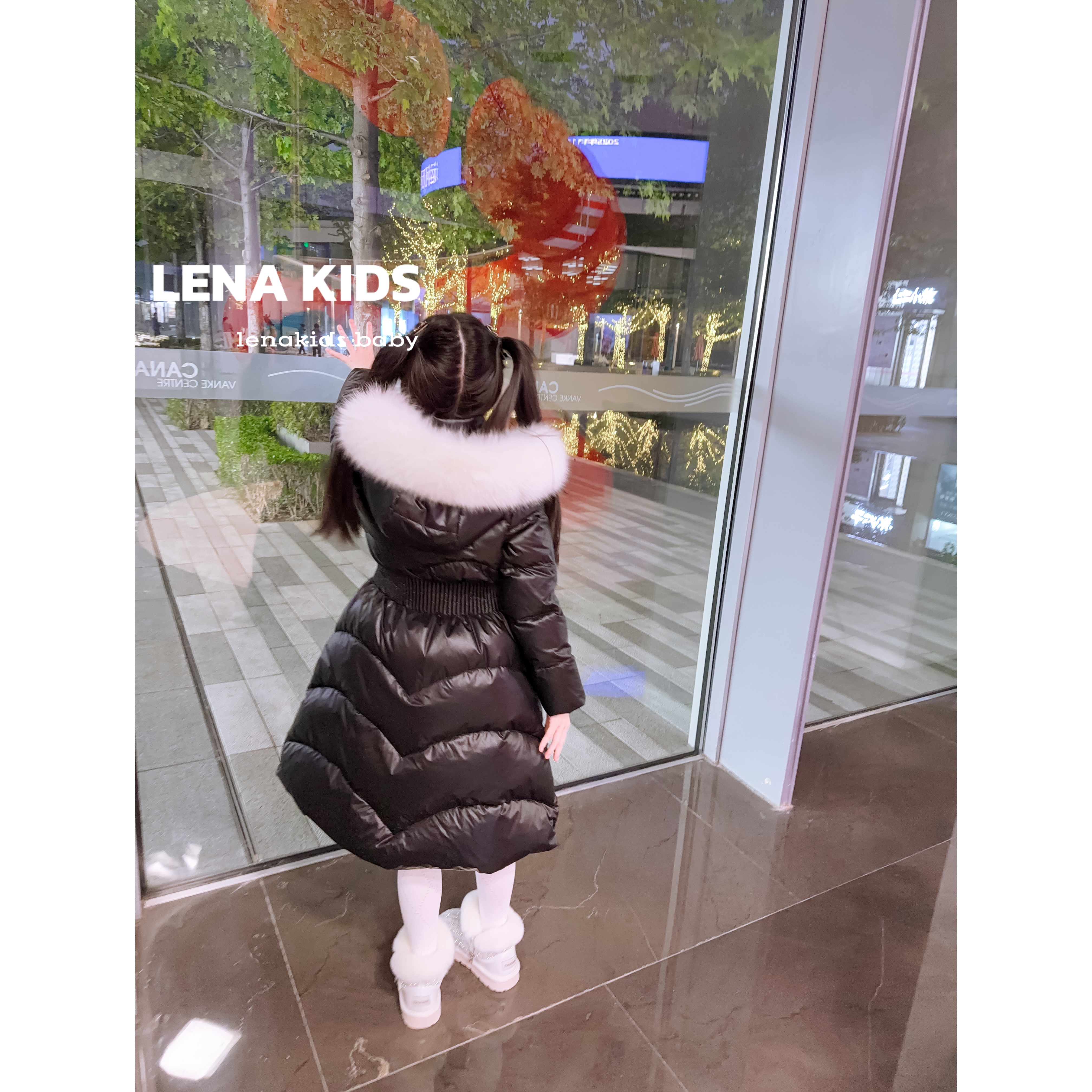 PP·Twinkle【现货】【“超大狐狸毛领“长款高充绒三防羽绒服】25110501