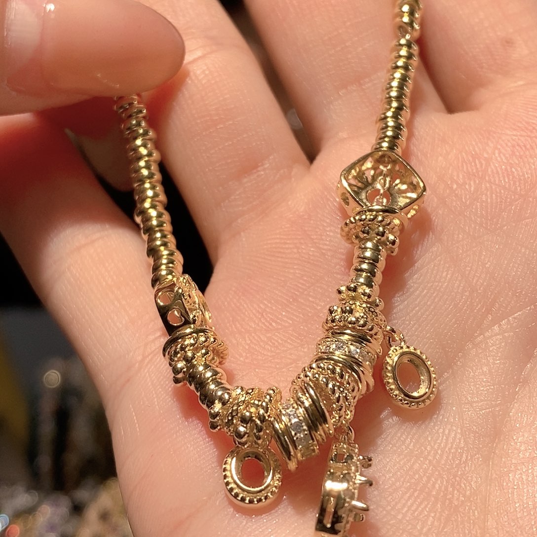 银S925镶嵌手链红宝石漫**端六个链接