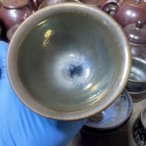 茶盏建阳建盏微瑕官帽