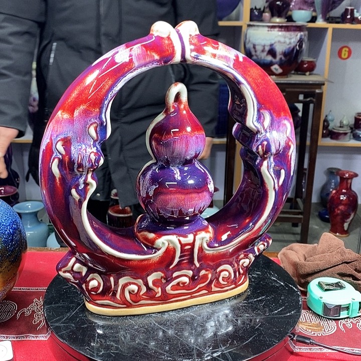 瓶中国神垕精品钧瓷