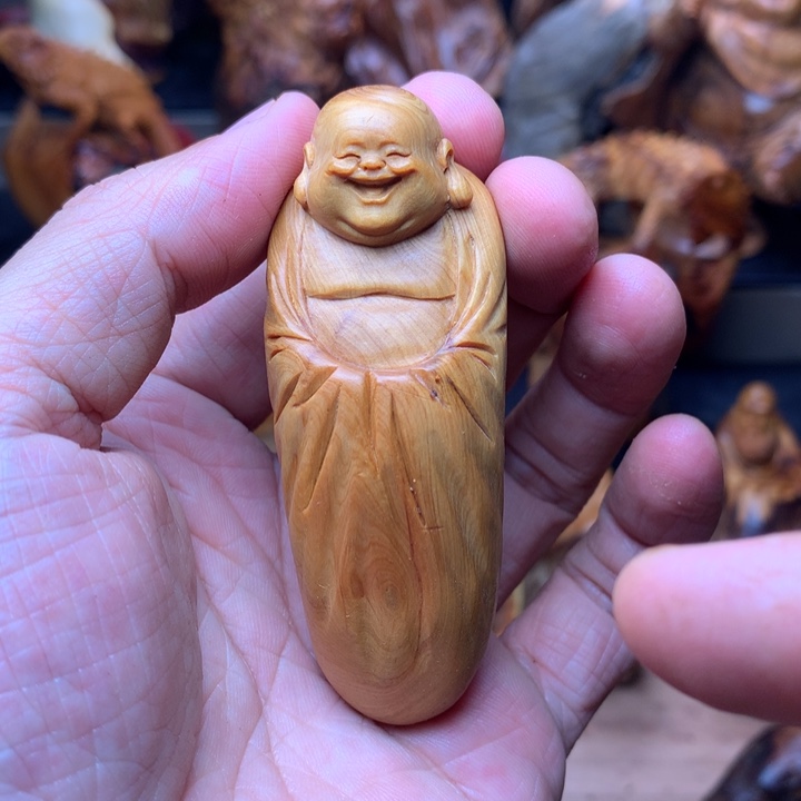 柏木（崖柏）崖柏陈化料手把件