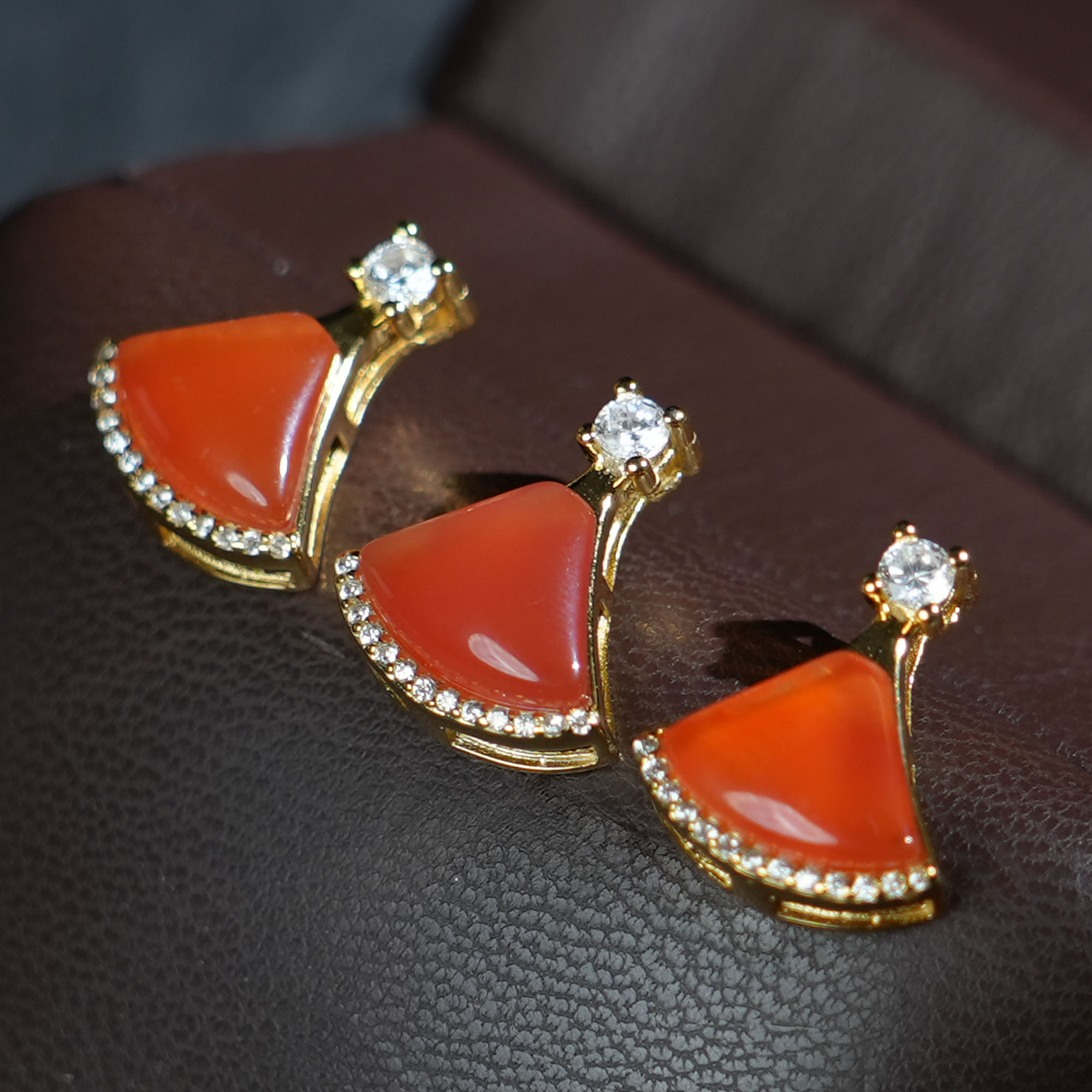 V姐|心选|原矿南红裙子吊坠 16*13*6mm-ZH122630 多样性发其一