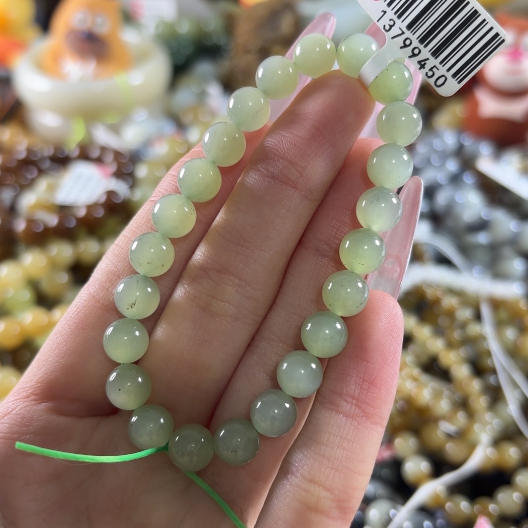 和田玉未镶嵌手链162