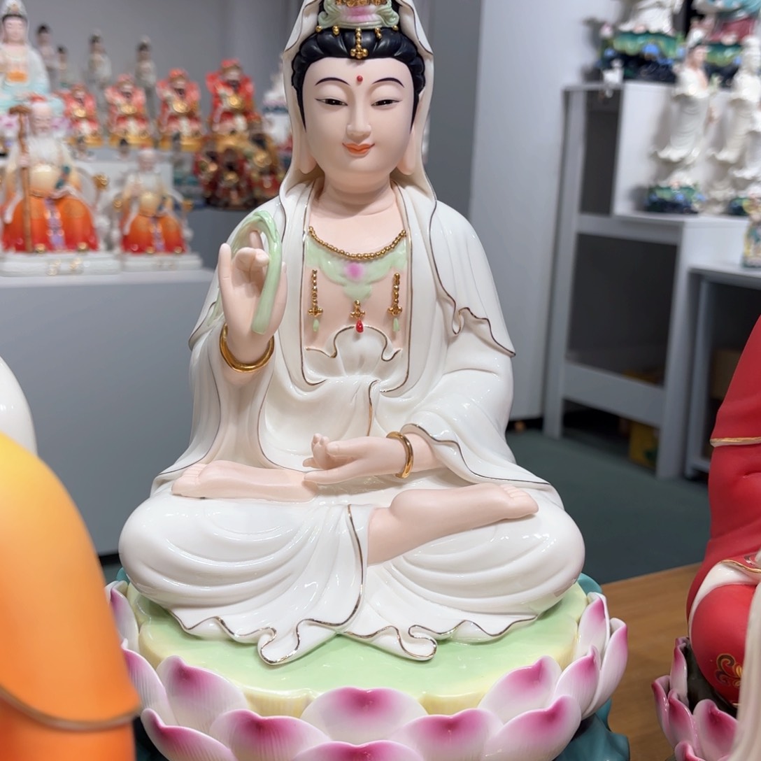 【闪购商品】瓷片瓷摆件观音14吋