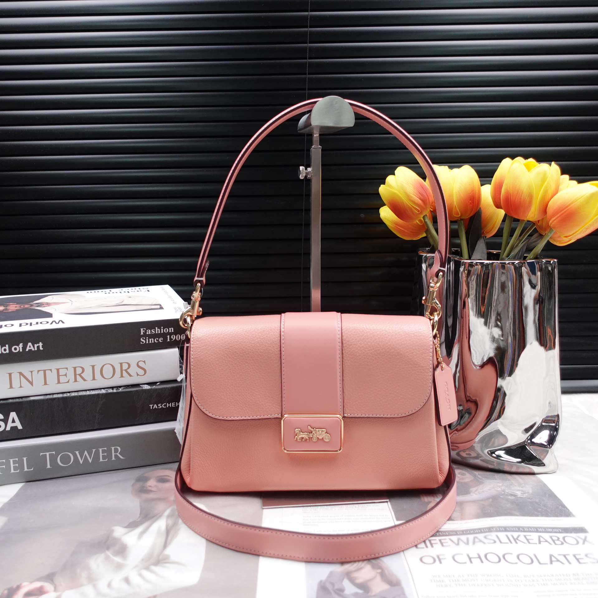 95新 COACH/蔻驰 单肩包/T10235012