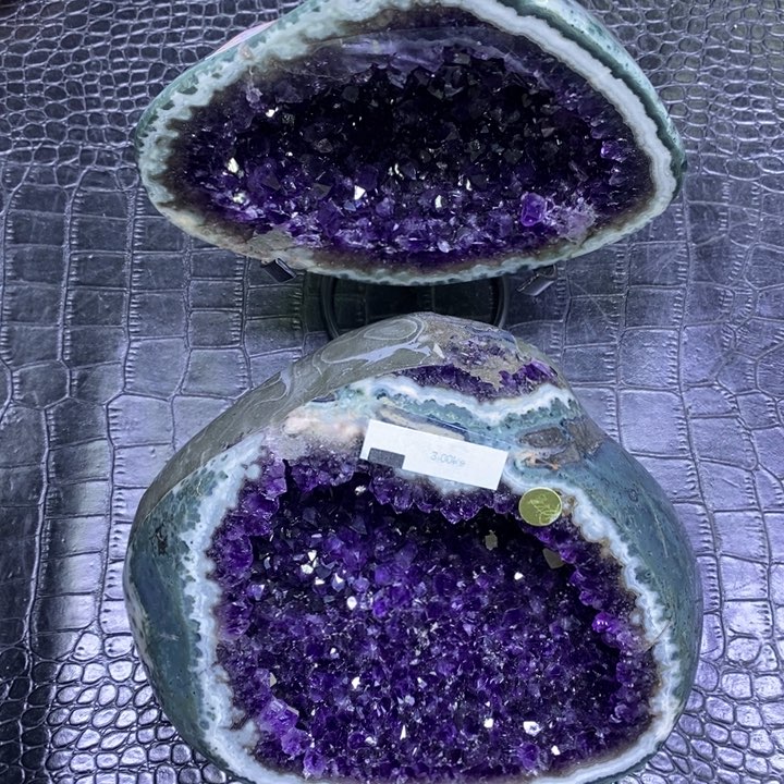 福利紫晶聚宝盆未镶嵌水晶