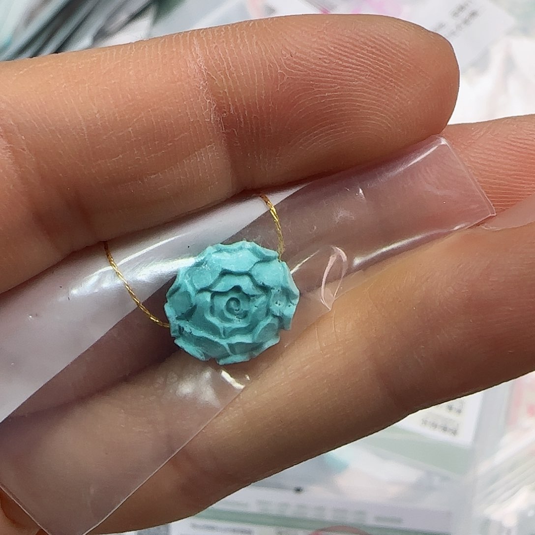 绿松石珠宝半成品未镶嵌