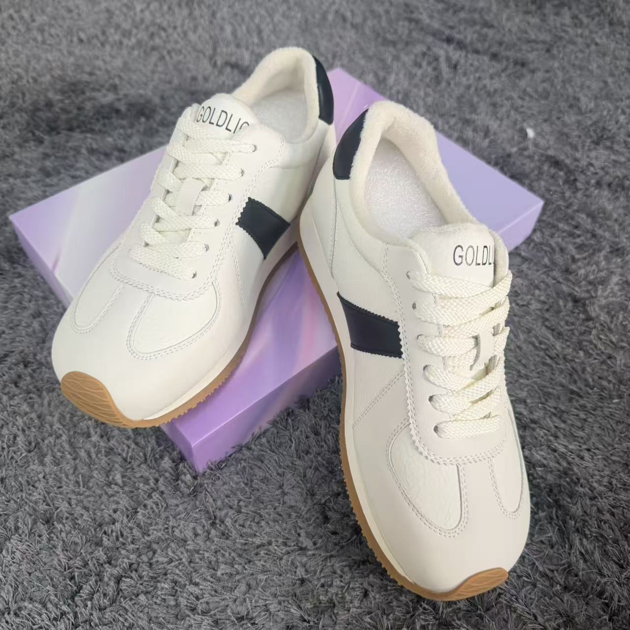 Goldlion金利来时尚加绒休闲鞋