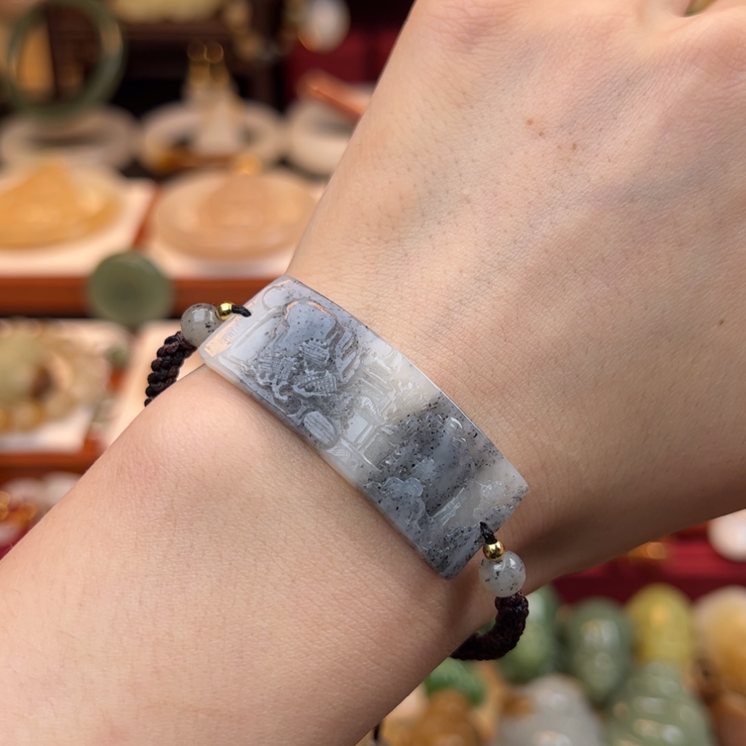 和田玉手绳未镶嵌