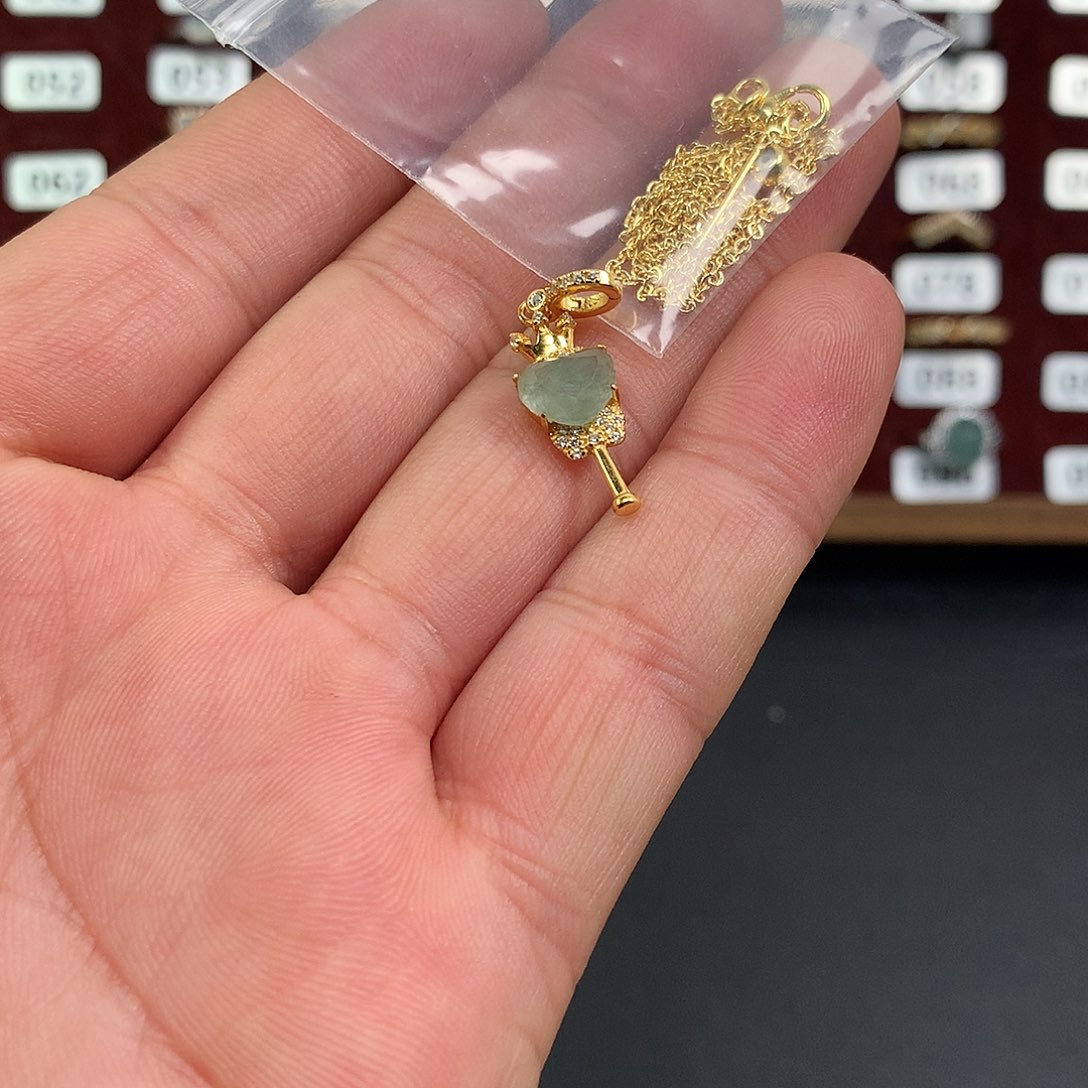 0***^翡翠银S925镶嵌戒指515