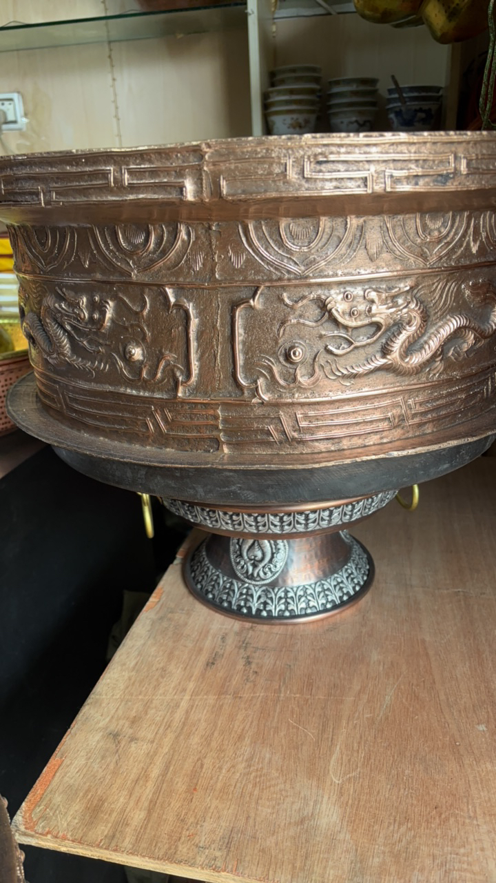 精品43公分藏式铜锅