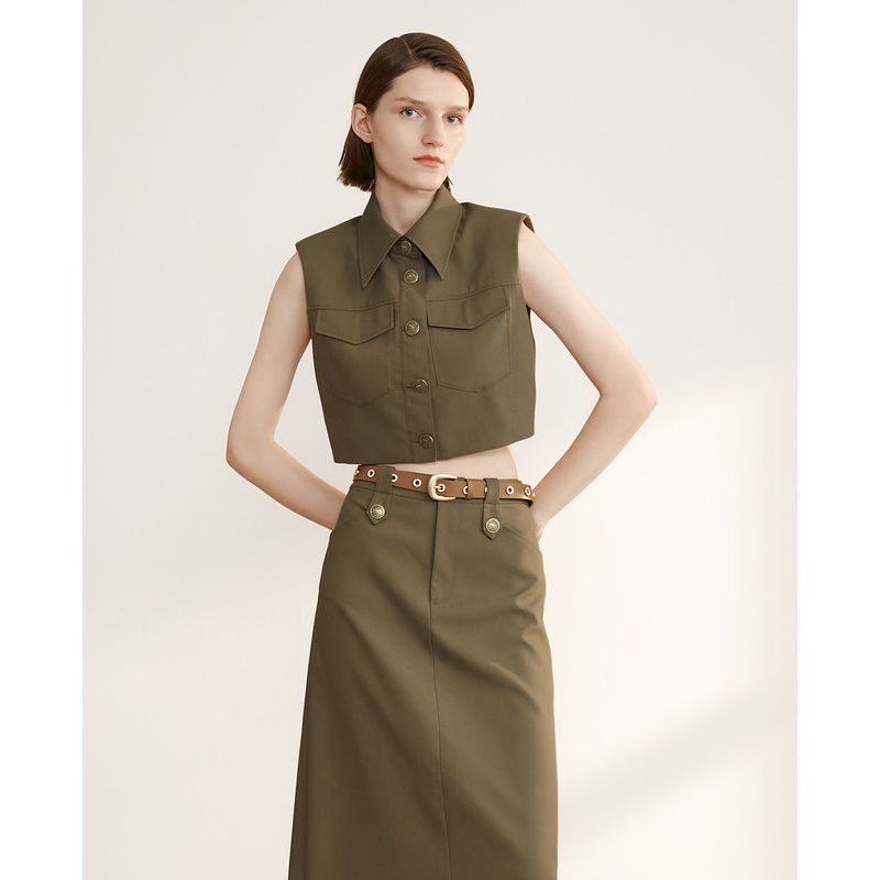 【九月】D63时尚修身马甲5V1J13209