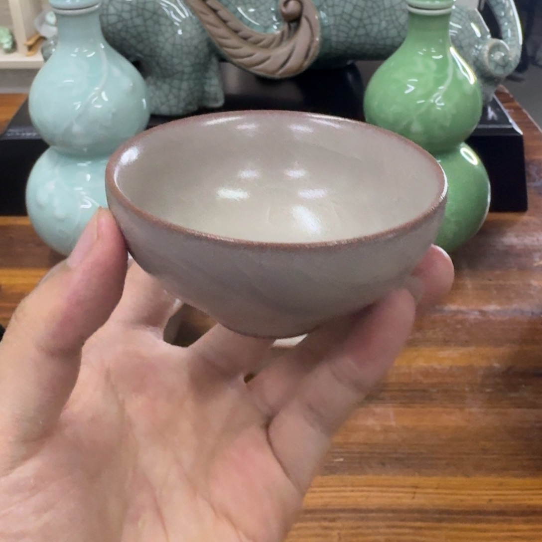 龙泉青瓷茶具微瑕7096