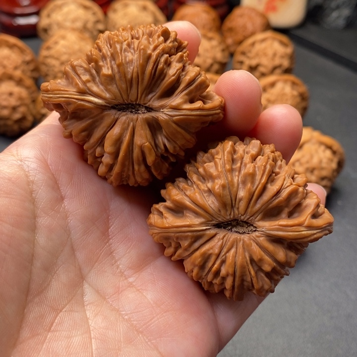 把件文玩核桃48.5尺蓟县磨盘楼