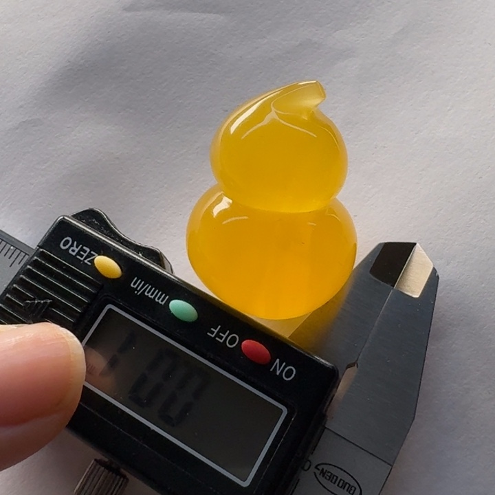 琥珀未镶嵌耳饰天然原矿蜜蜡葫芦吊坠