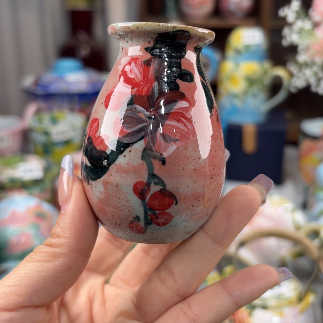 瓷片景德镇手绘高温釉下彩陶瓷茶具