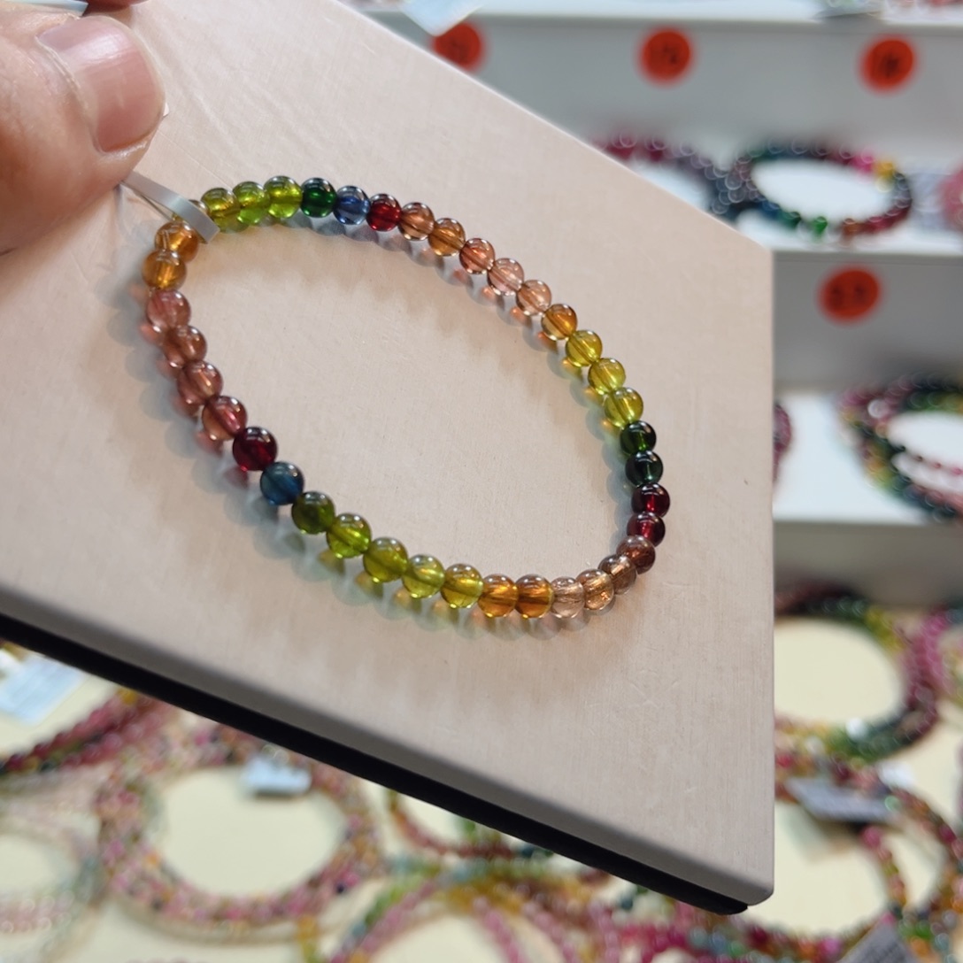 碧玺未镶嵌手链碧玺