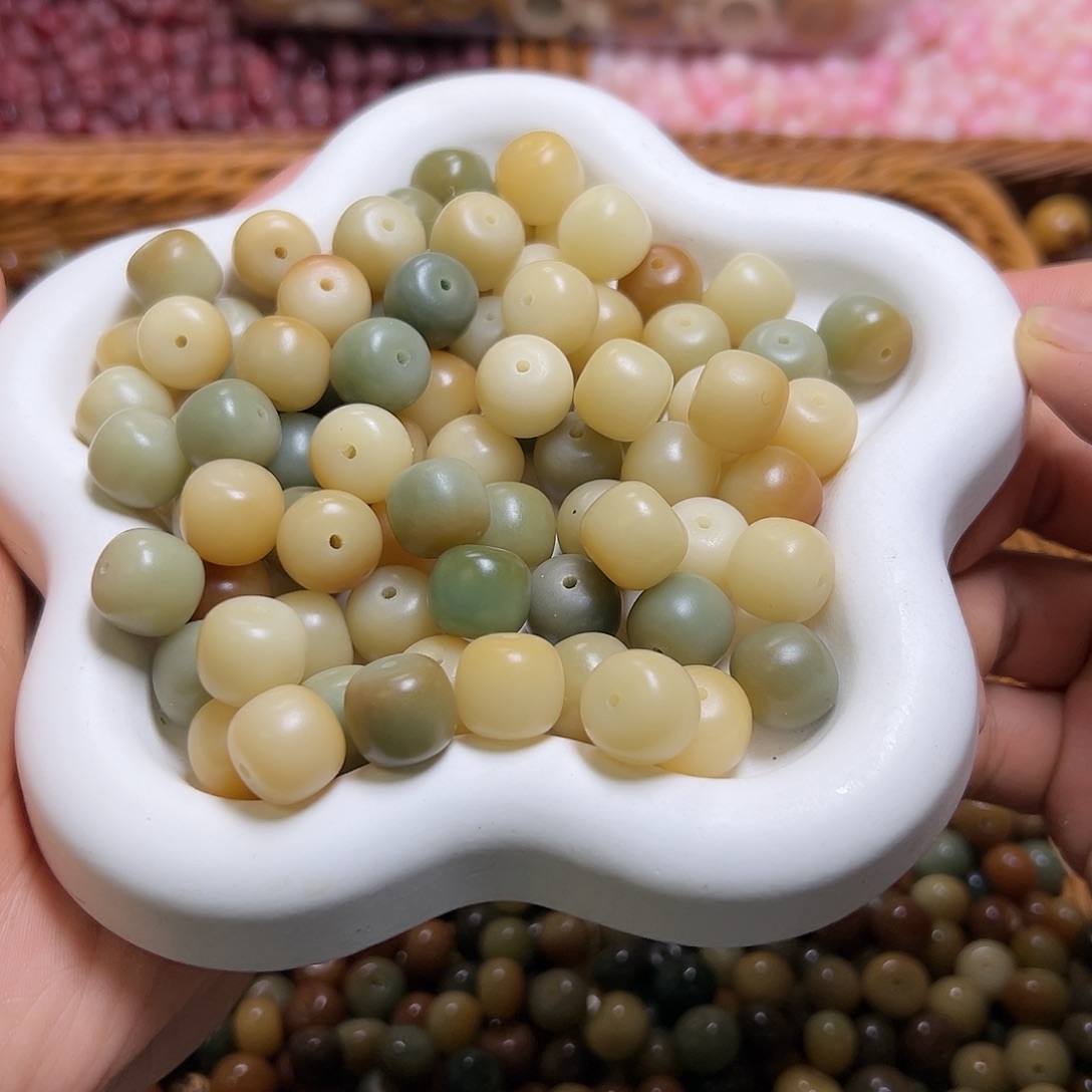 菩提根/象牙果吊坠卡13浅色敦煌100颗