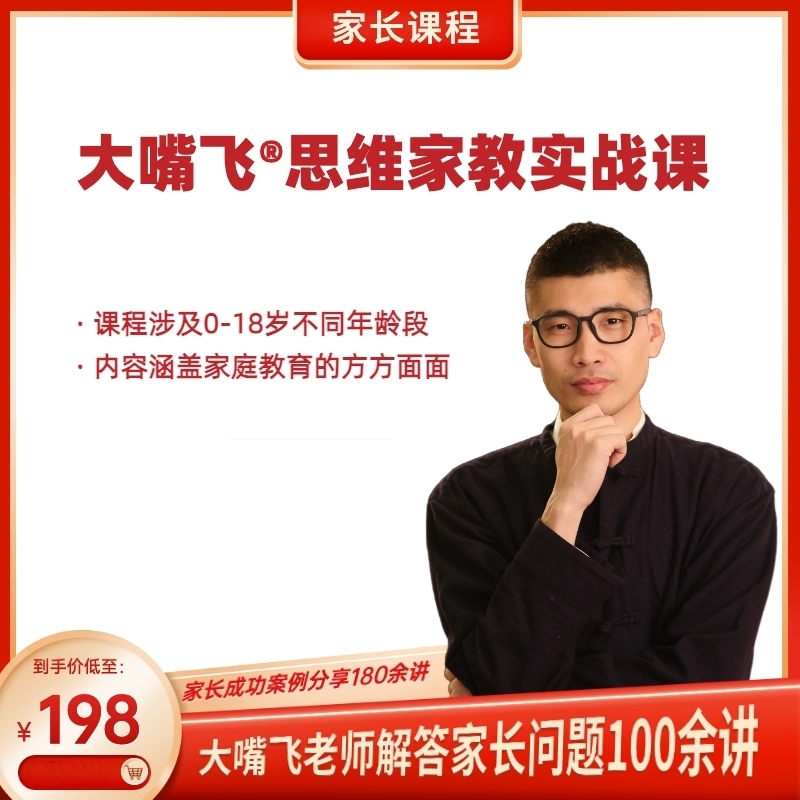大嘴飞思维家教实战课