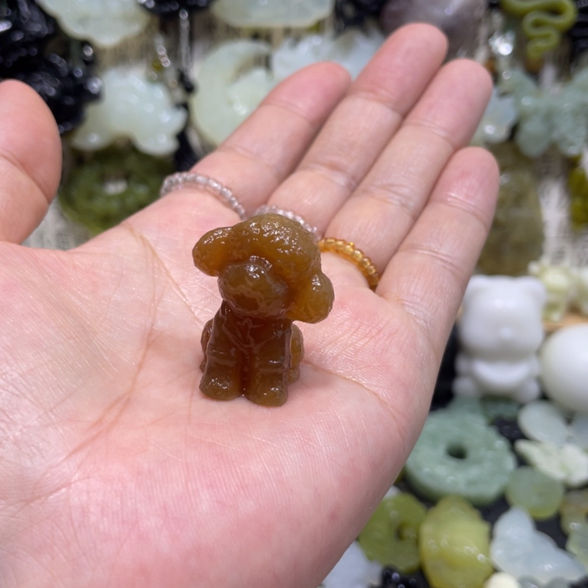【闪购商品】岫玉颈饰未镶嵌66吊坠