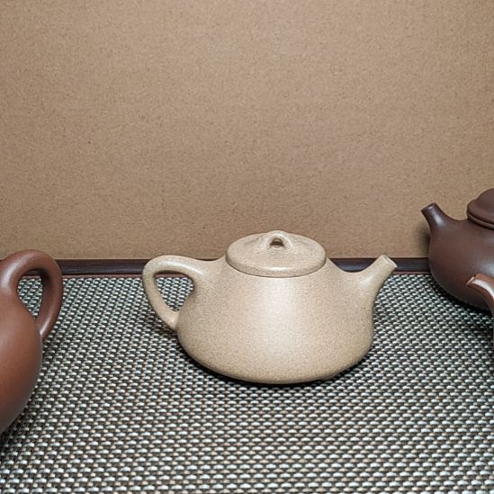 紫砂茶壶同*芝麻段泥子冶石瓢190ml半手工