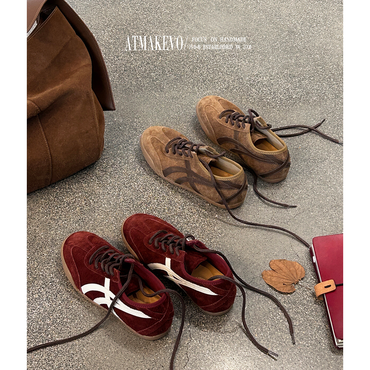 吕小布 | 秋冬新款德训鞋 御寒保暖真皮运动跑步阿甘鞋休闲鞋0720