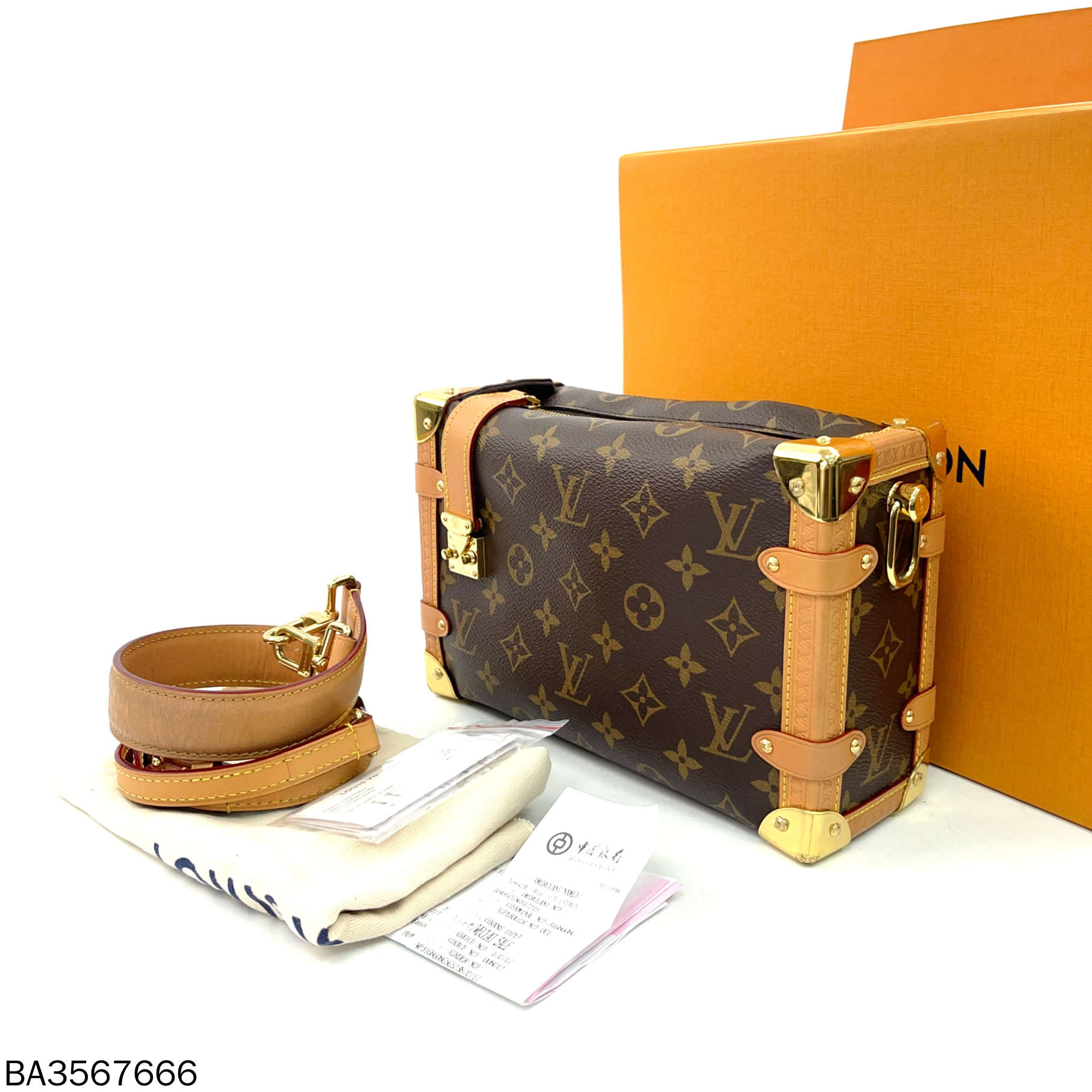 95新 LouisVuitton/路易威登 中号谷爱凌软盒子包临时/BA3567666