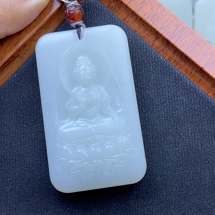 和田玉挂件未镶嵌骑**的