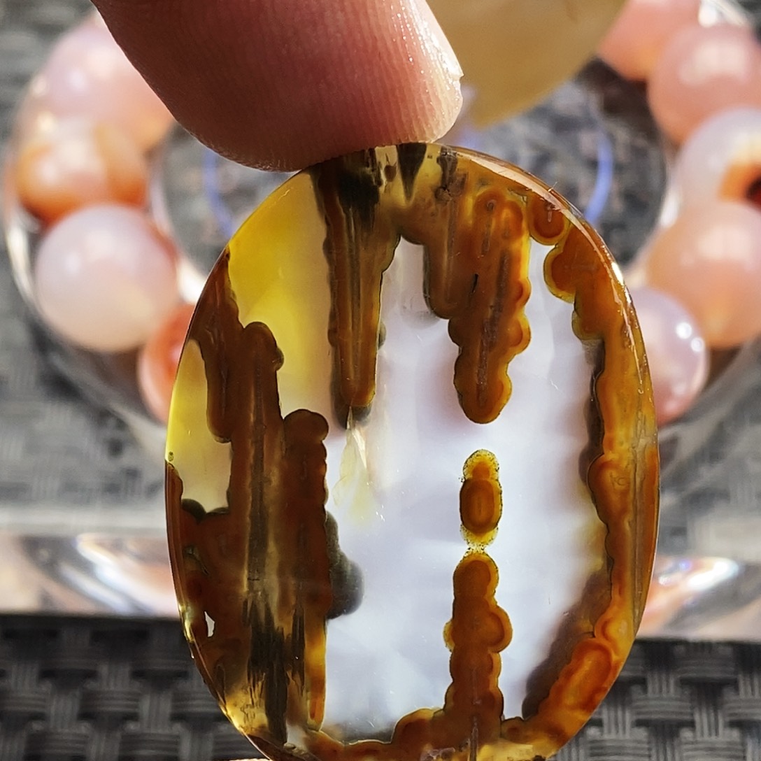 玛瑙/玉髓未镶嵌吊坠(不含链)48