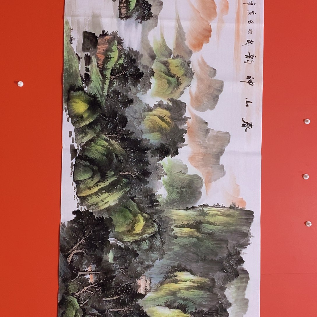 国画山水花鸟国画作品