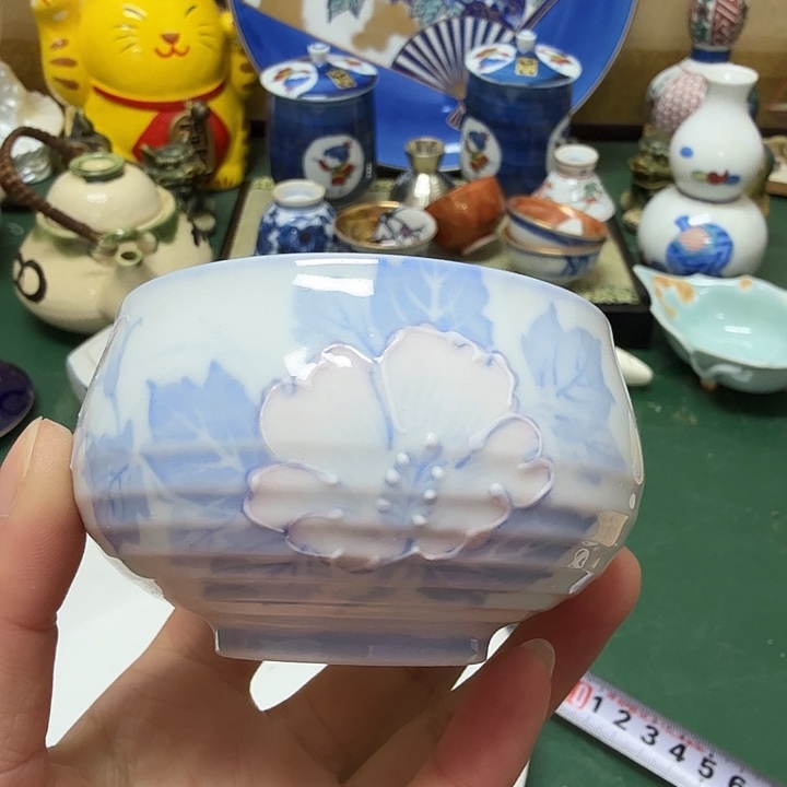 一***茶中古工艺品瓷器默认微瑕